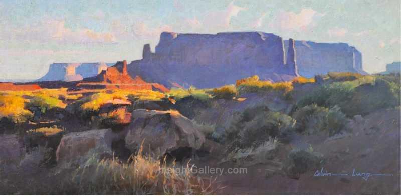 Morning Light, Monument Valley by Calvin Liang